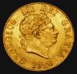 London Coins : A177 : Lot 1612 : Half Sovereign 1820 Marsh 402 EF desirable thus