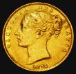 London Coins : A177 : Lot 2028 : Sovereign 1872M Shield Reverse Marsh 59, S.3854 Good Fine/VF