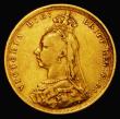 London Coins : A177 : Lot 2073 : Sovereign 1889S G: of D:G: closer to the crown S.3868B, DISH S12, About Fine/Good Fine