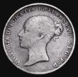 London Coins : A178 : Lot 1672 : Sixpence 1863 ESC 1712, Bull 3209 VG, Rare, one of the key dates in Victoria Young head series