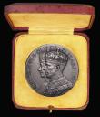London Coins : A178 : Lot 594 : Coronation of George VI 1937 51mm diameter in silver, by Turner & Simpson, Obverse Busts left co...