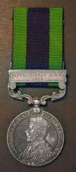 London Coins : A178 : Lot 856 : India General Service Medal, George V, Kaisar - I - Hind legend, with Afghanistan N.W.F 1919 clasp, ...