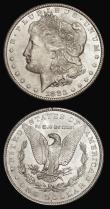 London Coins : A179 : Lot 1267 : USA One Dollar (2) 1883CC Breen 5574 UNC and lustrous with a heavy edge knock at the top of the reve...