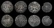 London Coins : A179 : Lot 1340 : Groats and Halfgroats (4) comprising Groats (3) Edward III London Mint, Pre-Treaty period, S.1567 mi...