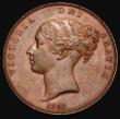 London Coins : A179 : Lot 1899 : Penny 1853 Plain Trident Peck 1504 GVF/VF with light surface deposit from vinyl storage, this possib...