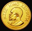 London Coins : A180 : Lot 1031 : Kenya 250 Shillings Gold 1966 75th Anniversary of the Birth of President Jomo Kenyatta KM#8 Lustrous...