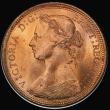 London Coins : A180 : Lot 1588 : Halfpenny 1893 Freeman 368 dies 17+S in a PCGS holder and graded MS64 RD