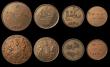 London Coins : A180 : Lot 2269 : Netherlands East Indies (7) Trumon Two Kepings AH1247 (1804) KM#Tn1 Good Fine, Atjeh Two Kepings AH1...