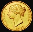 London Coins : A181 : Lot 1032 : India Gold Mohur 1841 Plain 4 in date, W.W. incuse on truncation, KM#462.3 About UNC and very desira...