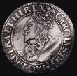 London Coins : A181 : Lot 1463 : Shilling Charles I York Mint, Reverse: EBOR below oval shield, S.2872 mintmark Lion, 5.33 grammes, N...