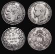 London Coins : A181 : Lot 2560 : France Five Francs (4) 1834B Rouen Mint KM#749.2 Fine, 1835A Paris Mint KM#749.1 Near Fine, 1841B Ro...