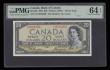 London Coins : A182 : Lot 126 : Canada 20 Dollars 1954 Beattie and Coyne Devil's Face Issue Pick 70b prefix C/E Choice Uncircul...