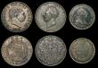 London Coins : A182 : Lot 1590 : Halfcrowns to Shillings (6) Halfcrowns (2) 1817 Small Head ESC 618, Bull 2096 Good Fine, 1826 ESC 64...