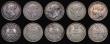 London Coins : A182 : Lot 1690 : Sixpences (5) 1844 About VF/VF, 1858 Davies 1958 dies 2A, VF, 1864 Serif 4, Large Date, Die Number 1...