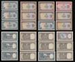 London Coins : A182 : Lot 211 : Rhodesia a hoard in high grades 10 Dollars Pick 33 (4) 1973, 1975 (3), 5 Dollars (7) 1972 (4) includ...
