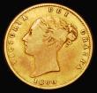 London Coins : A182 : Lot 2453 : Half Sovereign 1860 Marsh 434, S.3859A, Near Fine/VG