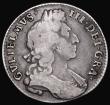 London Coins : A182 : Lot 2534 : Halfcrown 1699 Inverted A's for V's in TVTAMEN on edge , ESC 557, Bull 1039 VG/About Fine ...