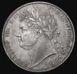 London Coins : A182 : Lot 2563 : Halfcrown 1821 ESC 631, Bull 2360, Davies 171, dies 1A, UNC with some toning in places, in an LCGS h...