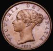 London Coins : A182 : Lot 2715 : Halfpenny 1853 Peck 1539 GEF and attractively toned