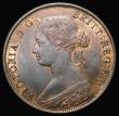 London Coins : A182 : Lot 2721 : Halfpenny 1862 Freeman 289 dies 7+G UNC with traces of lustre, in an LCGS holder and graded LCGS 80