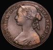 London Coins : A182 : Lot 2853 : Penny 1860 Beaded Border Freeman 1 dies 1+A, Fine/Good Fine, rated R12 by Freeman 
