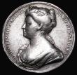 London Coins : A182 : Lot 678 : Coronation of Caroline 1727 34mm diameter in silver by J. Croker, the official Coronation issue, Obv...