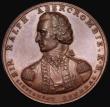 London Coins : A182 : Lot 746 : Death of Sir Ralph Abercromby 1801 40mm diameter in bronze, by J.G. Hancock, Obverse: Uniformed bust...