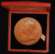 London Coins : A182 : Lot 845 : Queen Victoria Diamond Jubilee 1897 56mm diameter in bronze by G.W.de Saulles (after T.Brock) The Of...