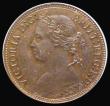 London Coins : A183 : Lot 1580 : Farthing 1879 Large 9 Proof Freeman 540A dies 5+C rated R19 by Freeman (2-5 examples believed to exi...