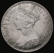 London Coins : A183 : Lot 1705 : Florin 1885 Small Trefoils on Long arcs ESC 861, Bull 2909, Davies 777 dies 9B, UNC in an LCGS holde...