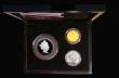 London Coins : A183 : Lot 591 : Tristan da Cunha a 3-coin set 2017 The Royal Platinum Wedding Anniversary comprising Gold Double Cro...