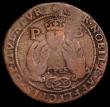 London Coins : A185 : Lot 1003 : English help to the Rebels 1586 31mm diameter in copper, unsigned, Obverse: Two handcuffed hands, re...