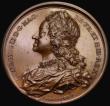 London Coins : A185 : Lot 1041 : George II Dedicatory medal 1731, 41mm diameter by J. Dassier Obverse: Bust left, laureate armoured a...