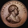 London Coins : A185 : Lot 1087 : Charles James Fox 1800, 53mm diameter in bronze, by J.G. Hancock Obverse: Bust right CHARLES JAMES F...