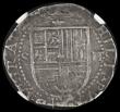 London Coins : A186 : Lot 1193 : Spain Two Reales Philip II undated (1556-1598) Seville Mint (Calico 400) Shield between S - II '...