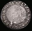 London Coins : A186 : Lot 1298 : Sixpence Elizabeth I 1591 Sixth Issue, Bust 6C, S.2578B, mintmark Hand, 3.02 grammes, VF with some o...