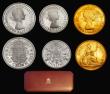 London Coins : A186 : Lot 1310 : Proof Set 1953 (10 coins) Crown to Farthing, UNC to FDC. Reported to have been awarded in 1953 to a ...