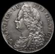 London Coins : A186 : Lot 1679 : Halfcrown 1746 LIMA ESC 606, Bull 1688, VF in an LCGS holder and graded LCGS 50