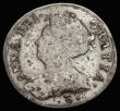 London Coins : A186 : Lot 1955 : Shilling 1708E* Second Bust, Local Dies, Narrow Shields, No Stops on Reverse, variant on ESC 1145, B...