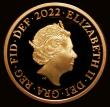 London Coins : A186 : Lot 2410 : Two Pounds 2022 S.K37 Gold Proof, from the Gold Proof Set S.PGCS 39, FDC uncased in capsule