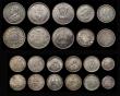 London Coins : A186 : Lot 2675 : India Half Rupee to Two Annas (17) comprising Half Rupee (3) 1936 Calcutta EF with minor hairlines o...