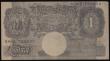 London Coins : A186 : Lot 49 : One Pound Peppiatt Facsimile German Propaganda Note dropped on North Africa 1942 similar design to B...