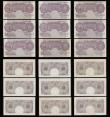 London Coins : A186 : Lot 54 : Ten Shillings Peppiatt mauve B251 issued 1940 (20) a collectable middle grade group generally VF or ...