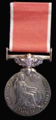 London Coins : A186 : Lot 702 : British Empire medal For Meritorious Service, Elizabeth II issue, awarded to Brian Joseph Le Mar, EF