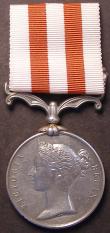 London Coins : A186 : Lot 705 : Indian Mutiny Medal 1857-8 No clasp, awarded to Private Bannaja Bapooja, VF lightly cleaned, the sus...