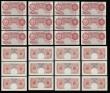 London Coins : A186 : Lot 82 : Ten Shillings O'Brien B271, 1955 (20) various mid prefixes in collectable grades generally VF-E...