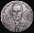 London Coins : A186 : Lot 836 : Joseph Chamberlain, Visit to South Africa 1903, 51mm diameter in silvered bronze by J. Fray, Obverse...