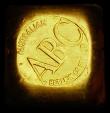 London Coins : A186 : Lot 975 : Australia One Ounce Gold Nugget 16mm square ingot by Australia Bullion Co. Pty Ltd. 31.26 grammes of...