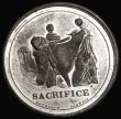 London Coins : A187 : Lot 1039 : The Elgin Marbles - Sacrifice, undated, 48mm diameter in White Metal, by E. Thomason, Obverse: The R...