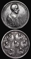 London Coins : A187 : Lot 1041 : Medals (2) Archbishop Sancroft and the Bishops 1688 Eimer 288b (cast, 50mm diameter with plain edge)...